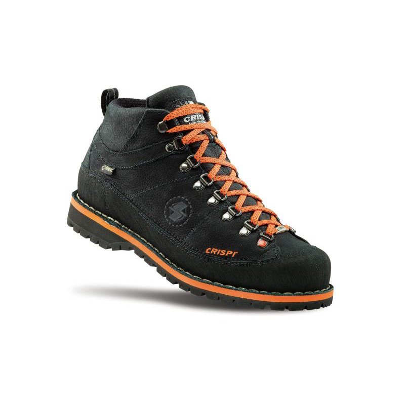 Crispi Monaco Premium GTX Wanderschuhe Schwarz Orange | VFJ209536