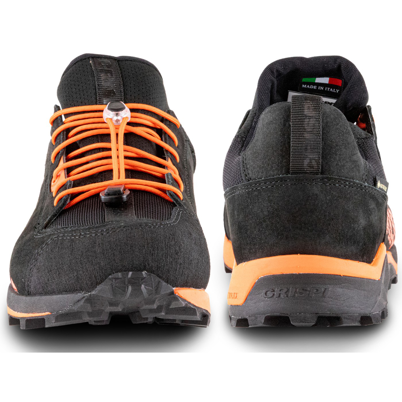 Crispi Attiva Mid Wanderschuhe Schwarz Orange | DTG378402