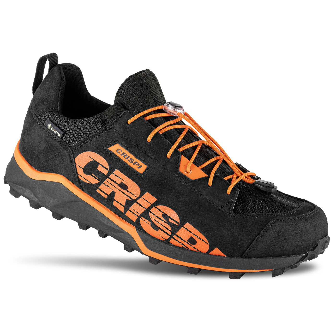 Crispi Attiva Mid Wanderschuhe Schwarz Orange | DTG378402